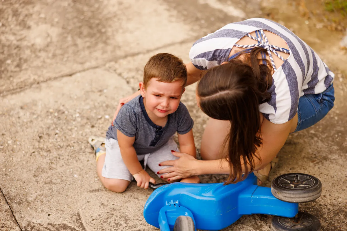What do I do if my baby falls?