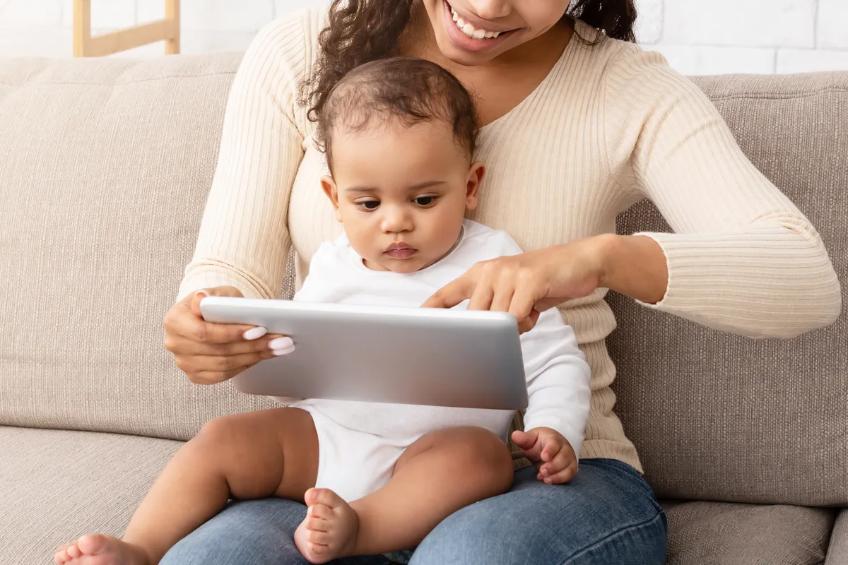 How should I use technology with my baby?
