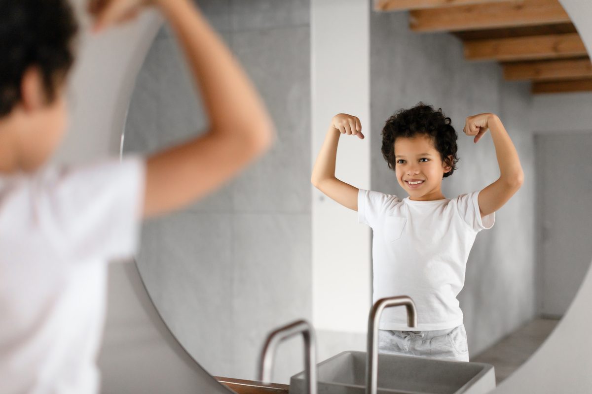 How can I foster a positive body image in my child?