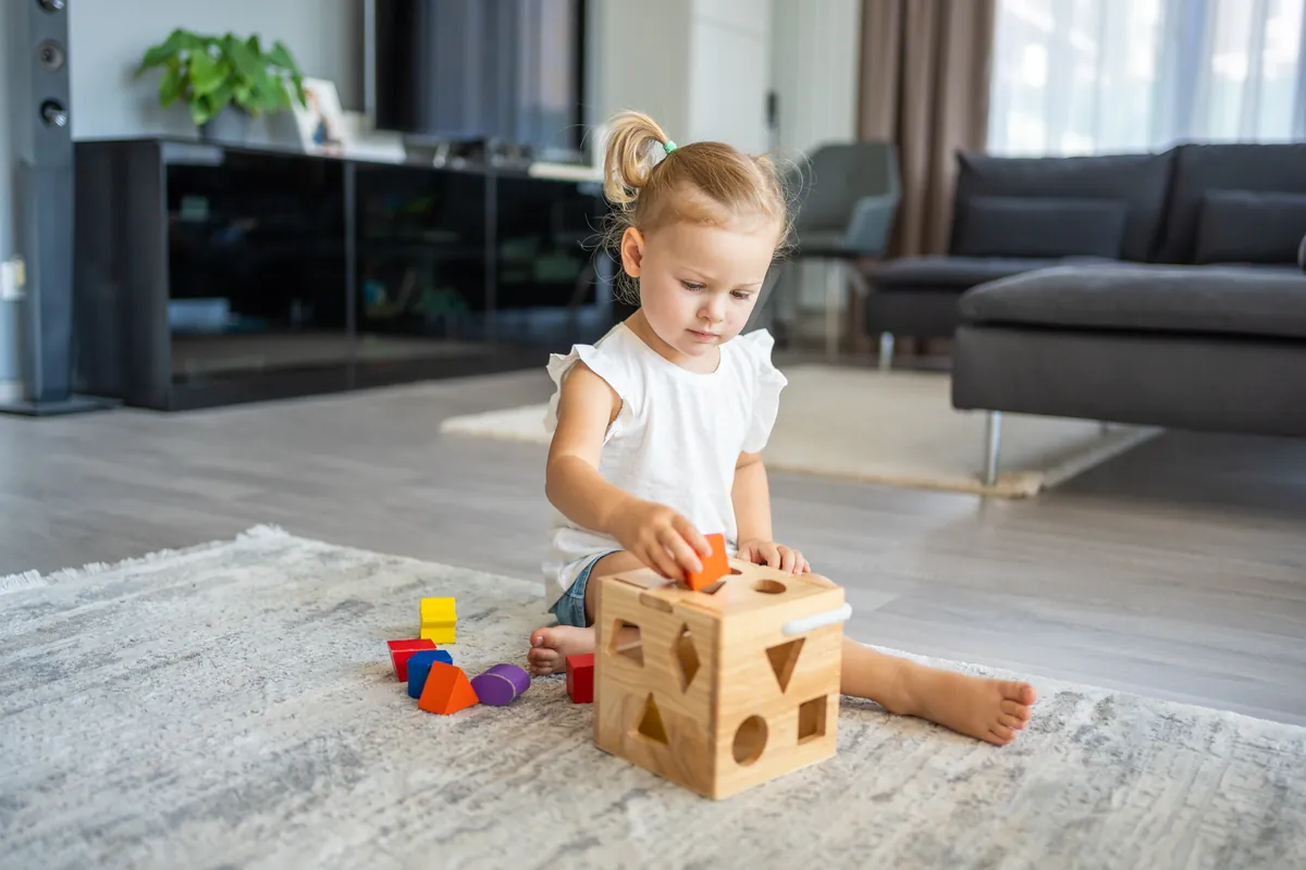Developing visual recognition: shapes and colors