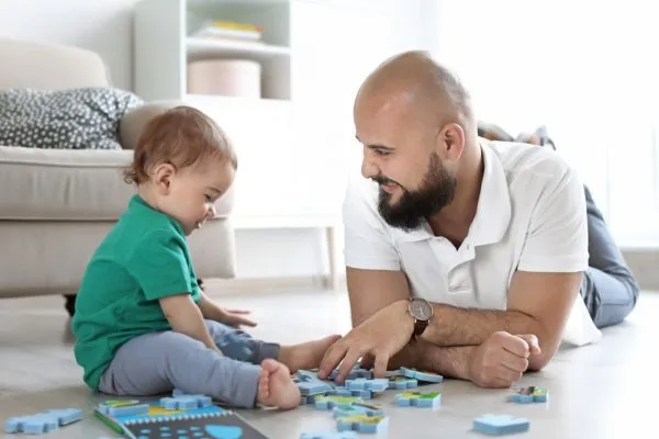 How is my three-year-old's linguistic development?